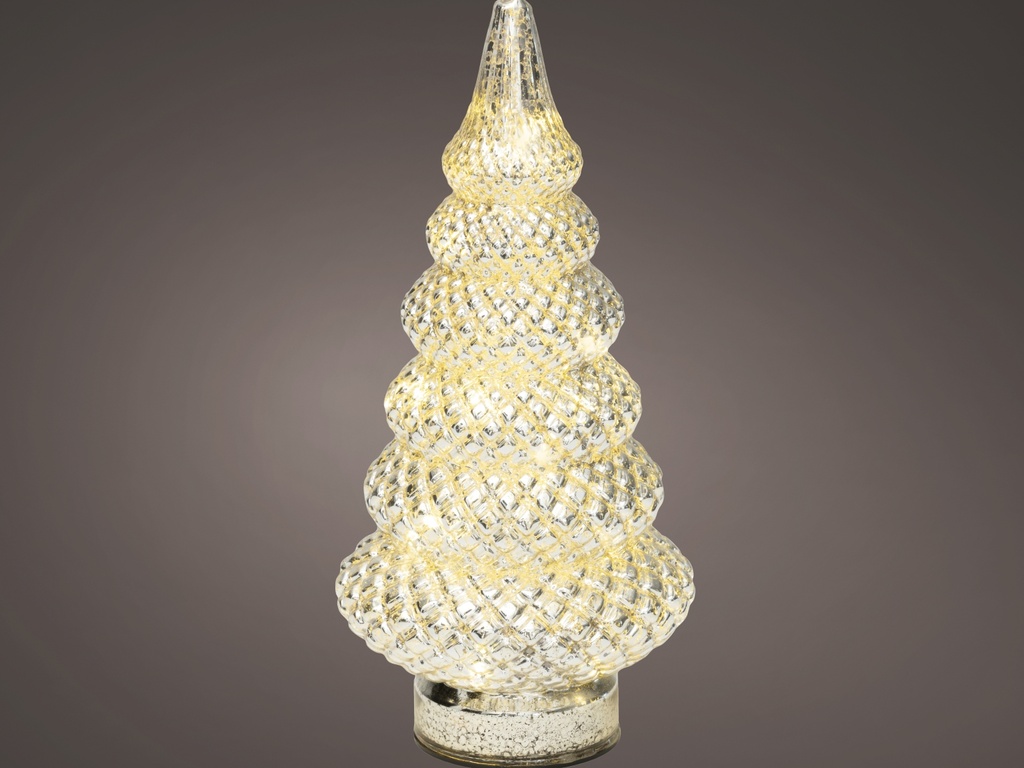 ***MICRO LED TREE BO INDOOR SILVER/WARM WHITE dia12.00-H25.50cm-15L