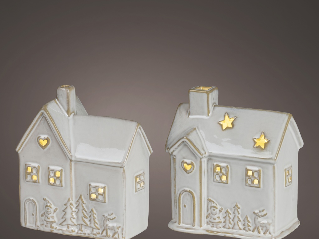 ***LED HOUSE BO INDOOR WHITE L12.00-W6.50-H14.00cm-1L