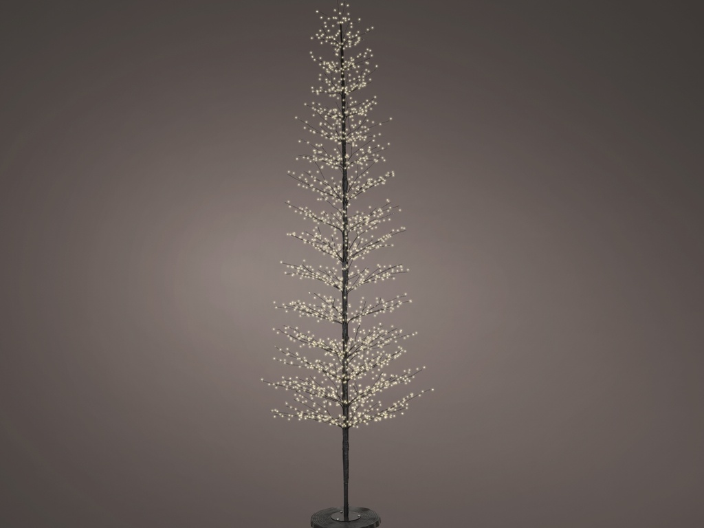 ***MICRO LED TREE OUTDOOR BLACK/WARM WHITE dia110.00-H270.00cm-2048L