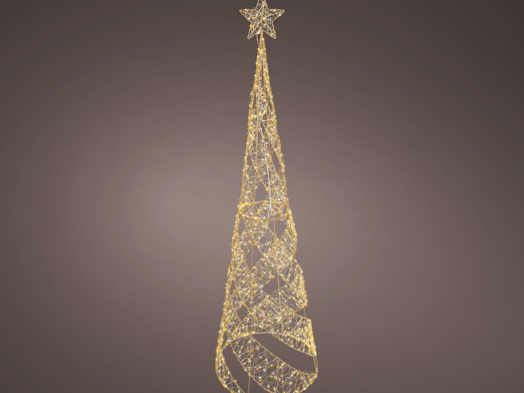 ***MICRO LED TREE OUTDOOR GOLD/WARM WHITE/CLASSIC WARM dia50.00-H168.00cm-960L
