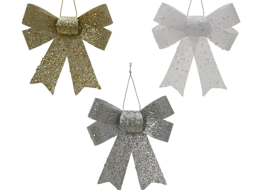 ***BOW POLYSTYRENE ASSORTED L11.50-W10.50-H2.50cm