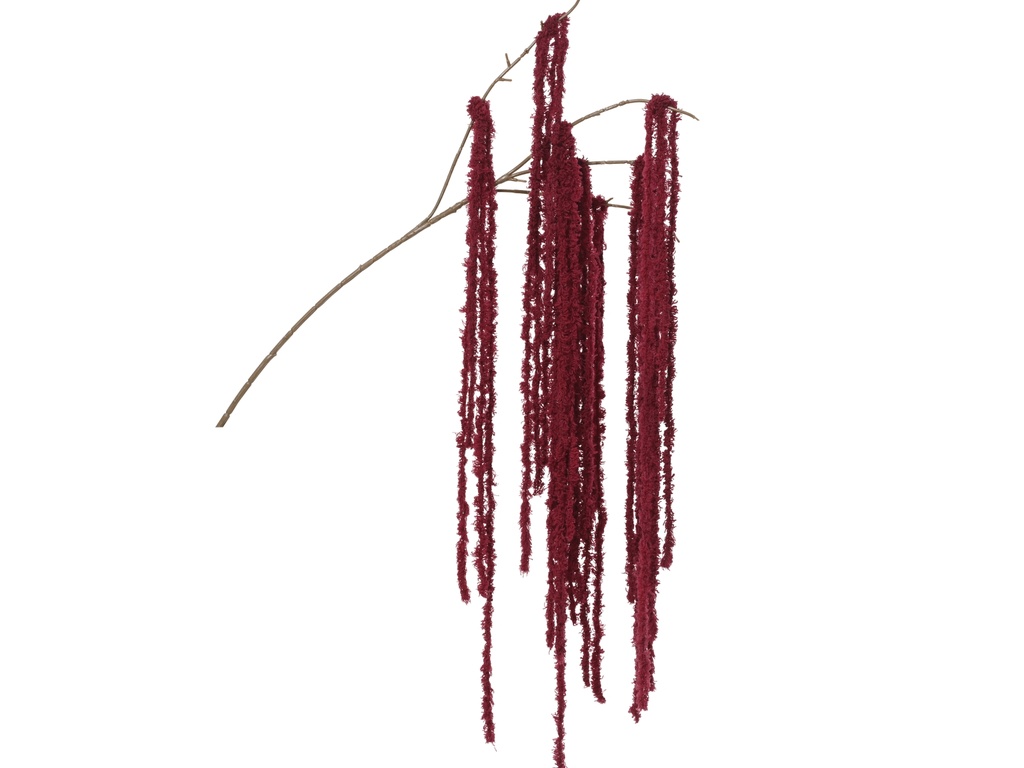***SPRAY POLYESTER BURGUNDY L15.00-W5.00-H80.00cm