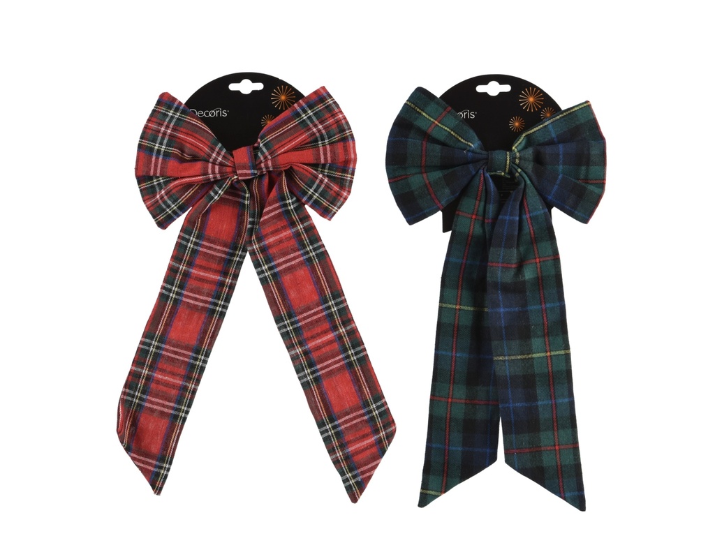 ***BOW POLYESTER ASSORTED L35.00-W25.00-H0.20cm