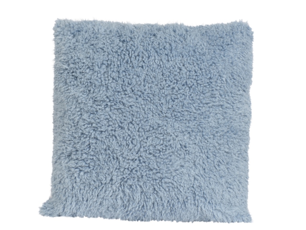 ***CUSHION POLYESTER BLUE L45.00-W45.00-H8.00cm