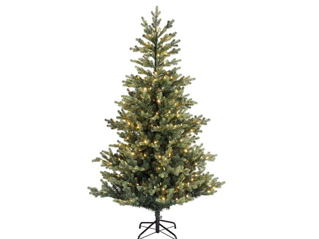 ABETO VERDE "GENEVA" CON LUZ INCORPORADO - dia116.00-H180.00cm-360LUCES