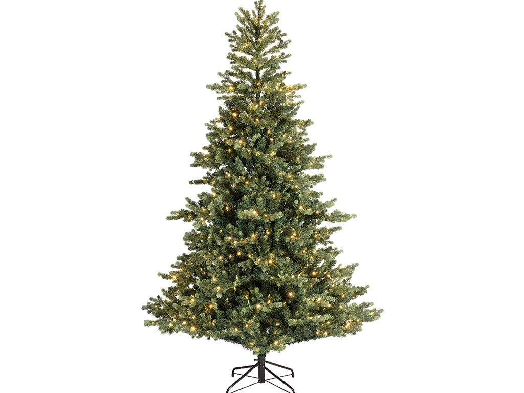 ***GENEVA FIR PRELIT GREEN/WARM WHITE/MULTI dia140.00-H225.00cm-600L