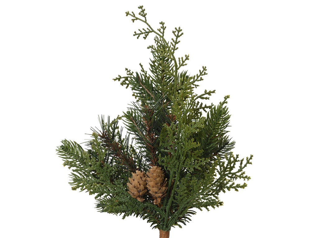 ***CYPRESS BRANCH GREEN dia13.00-H25.00cm