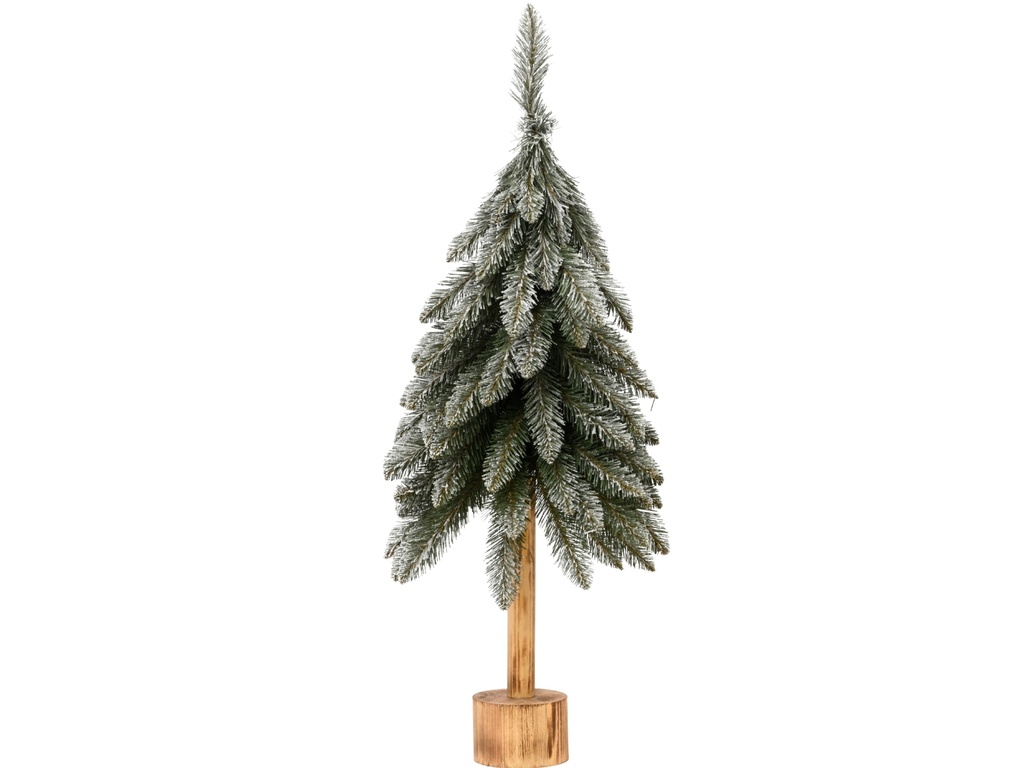 ***EUROPEAN MINI TREE FROSTED GREEN/WHITE dia40.00-H95.00cm