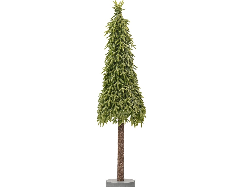 ***MERRY FIR MINI TREE GLITTER GREEN dia30.00-H95.00cm
