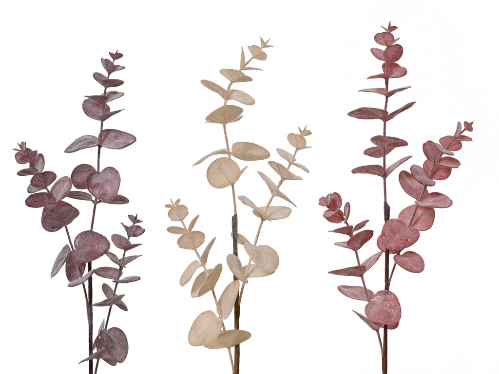 BRANCHE D'EUCALYPTUS - 3 COULEURS - L8.00-W8.00-H69.00cm