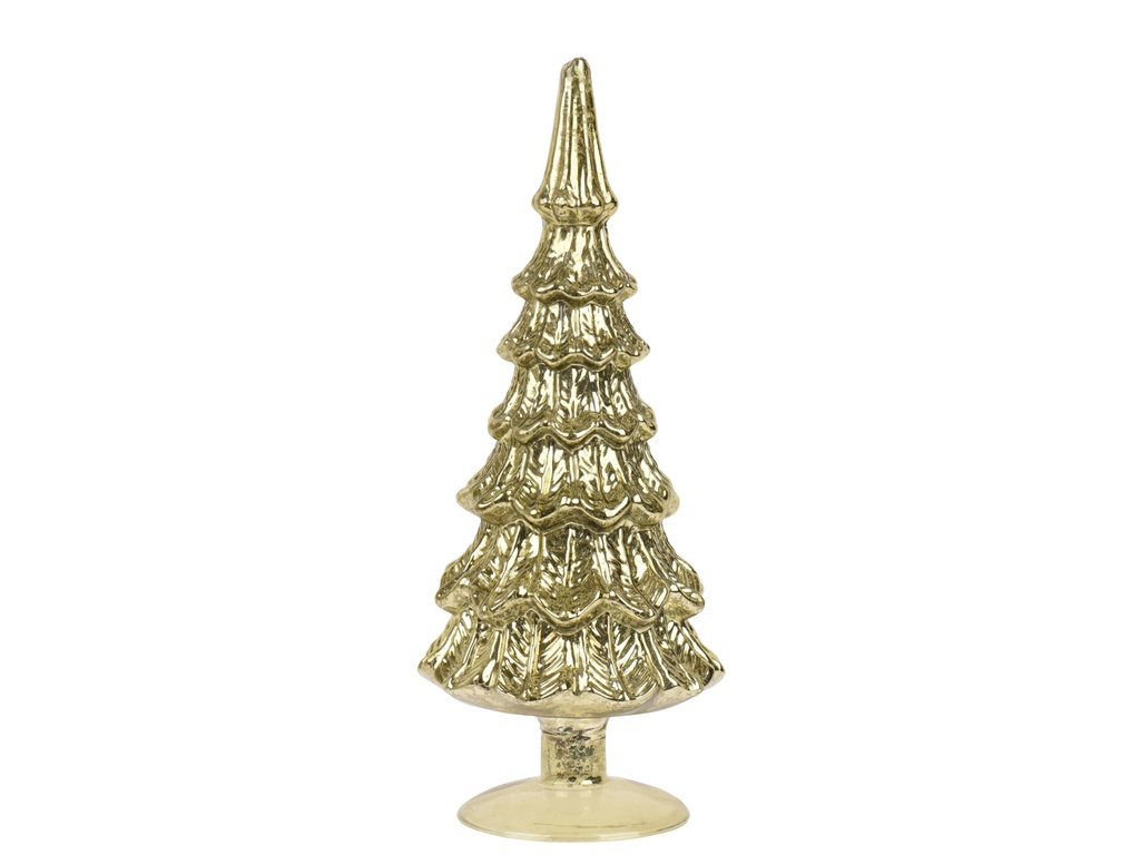 ***TREE GLASS ROSEMARY GREEN dia14.00-H35.00cm