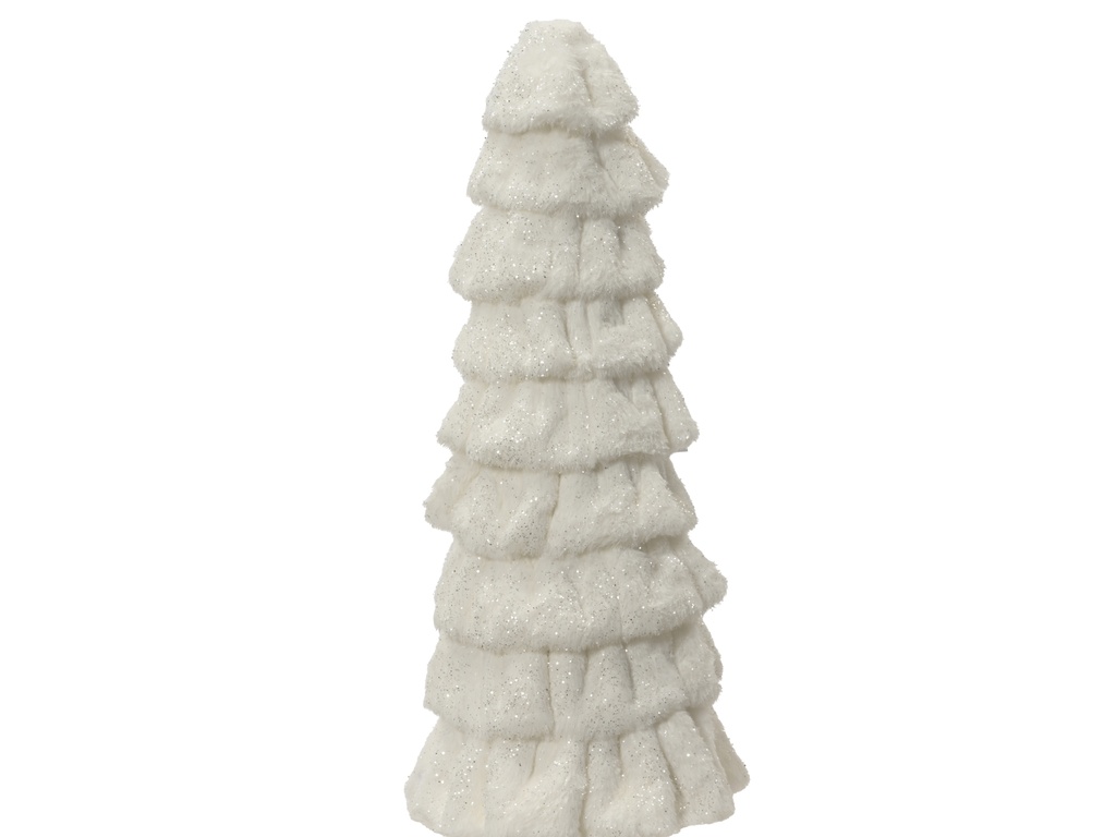 ***TREE POLYESTER WHITE L23.00-W23.00-H48.00cm
