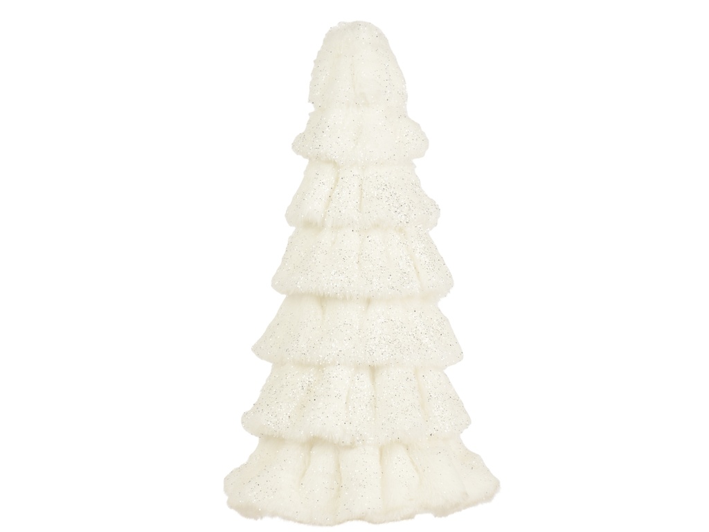 ***TREE POLYESTER WHITE L17.00-W17.00-H34.00cm
