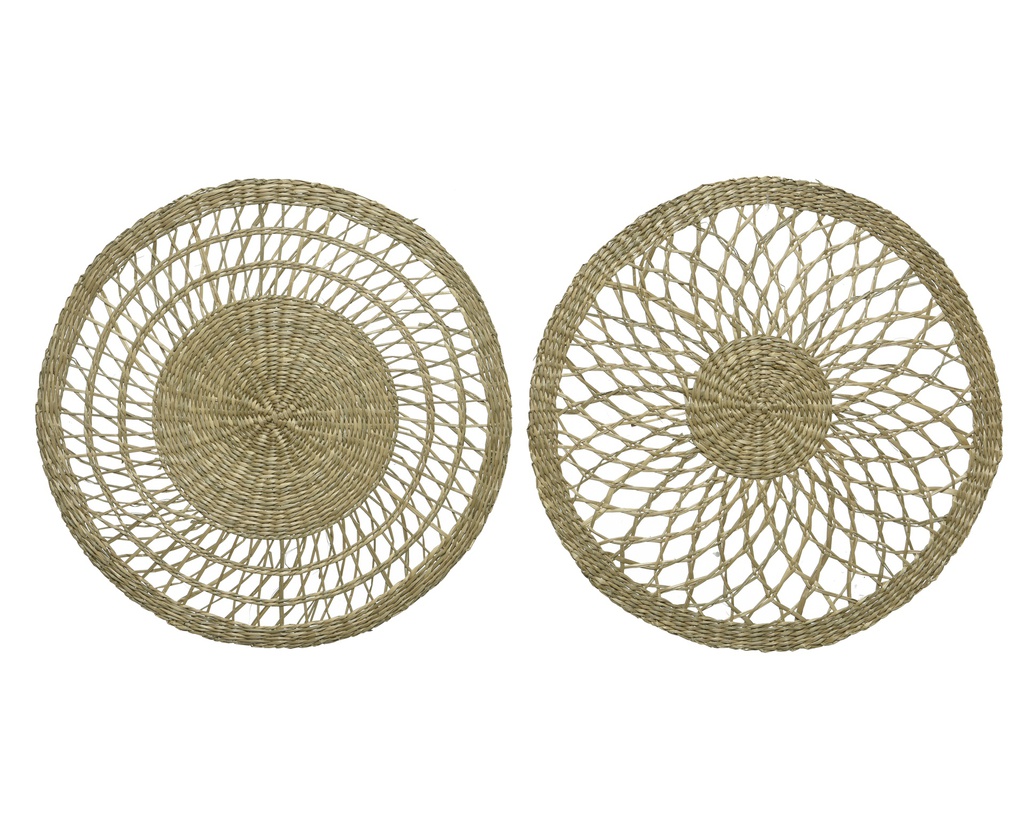 SEA GRASS PLACEMAT ROUND DIA38-H0.01CM