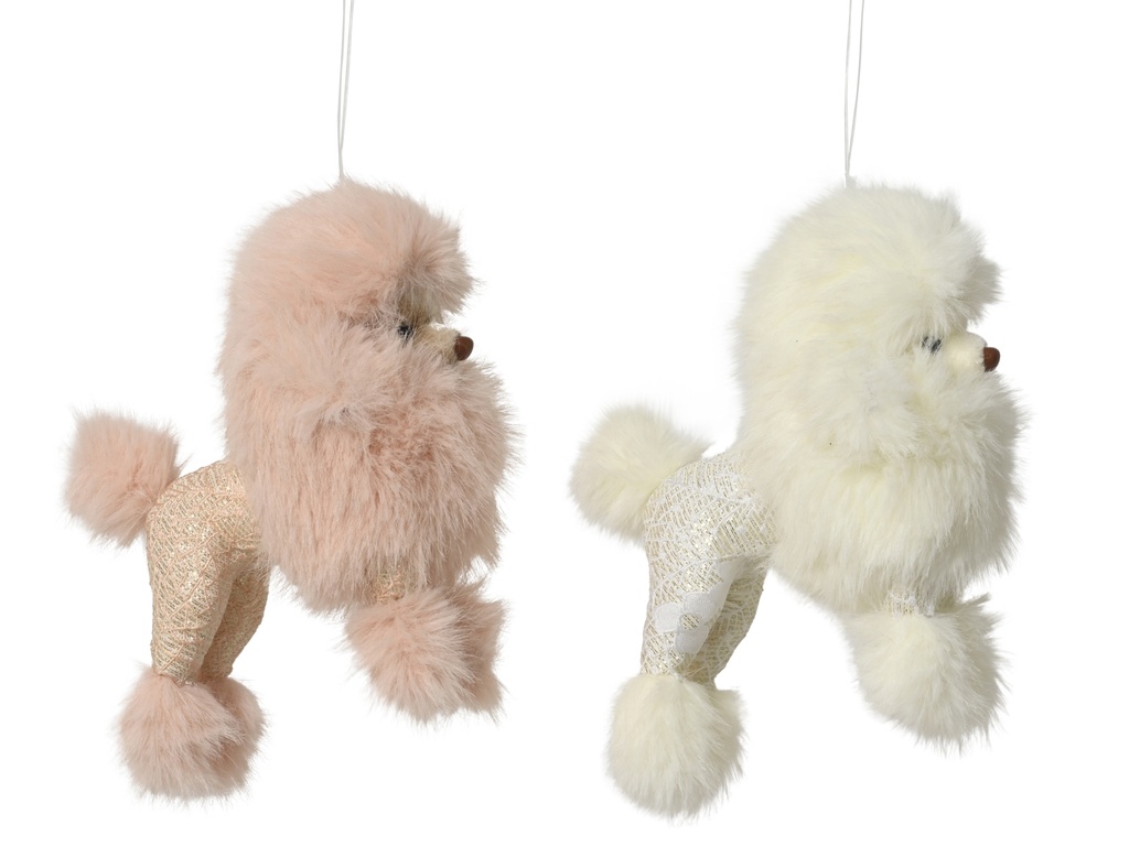 ***DOG ARTIFICIAL FUR POLYESTER CLOTH ASSORTED L12.00-W6.00-H15.00cm