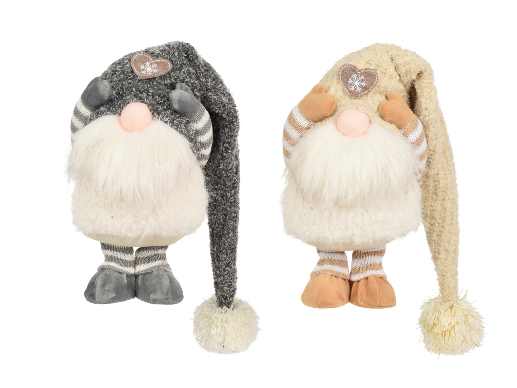 ***GNOME POLYESTER ASSORTED L15.00-W14.00-H25.00cm