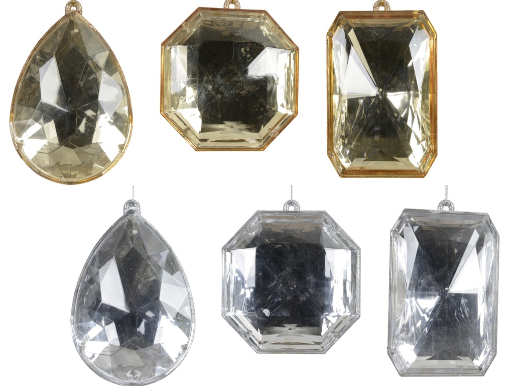***DIAMOND POLYSTYRENE ASSORTED L13.20-W6.00-H20.00cm