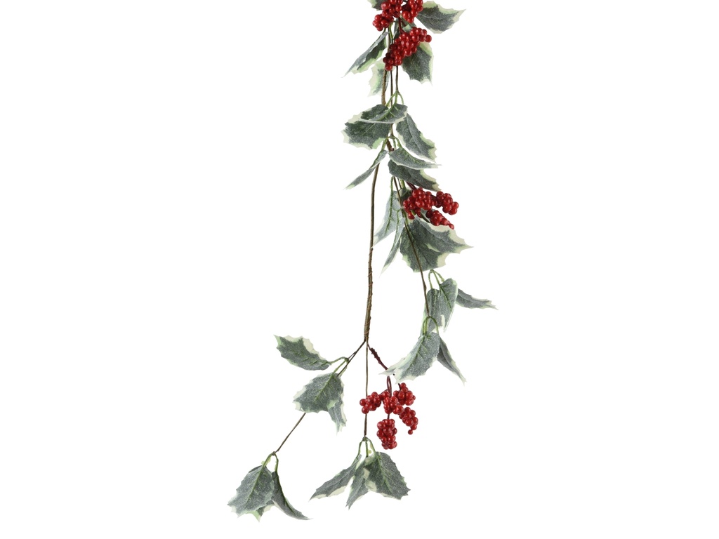 ***GARLAND POLYESTER GREEN/RED L15.00-W15.00-H130.00cm