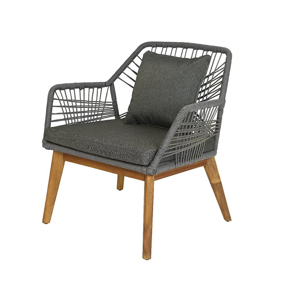 SEVILLE LOUNGECHAIR FSC 100% O L72-W74-H80CM