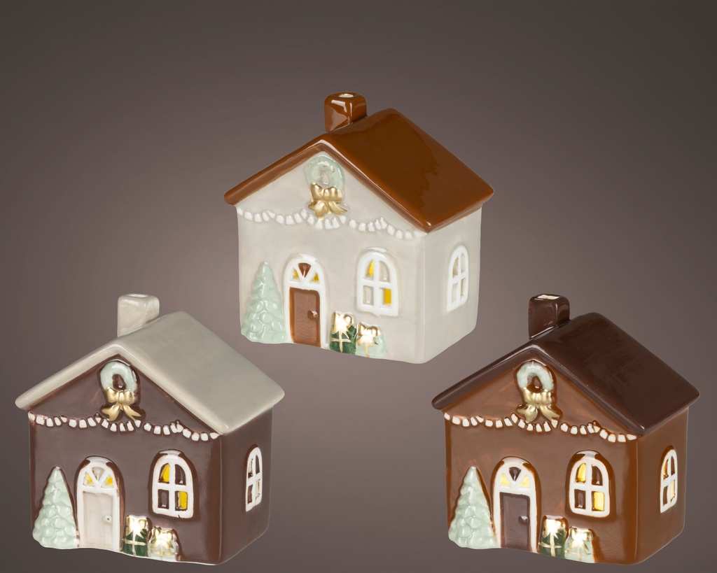 ***LED HOUSE BO INDOOR ASSORTED/WARM WHITE L10.60-W6.70-H11.00cm-1L