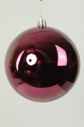 ***BAUBLES POLYSTYRENE ROSEMARY GREEN dia8.00cm