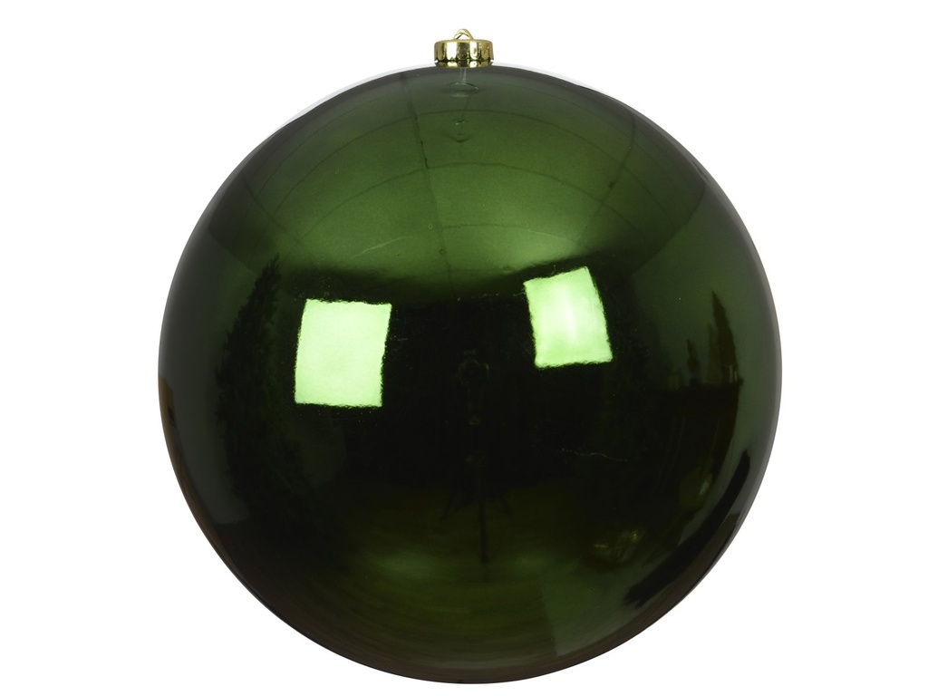 ***BAUBLES POLYSTYRENE PINE GREEN dia25.00cm
