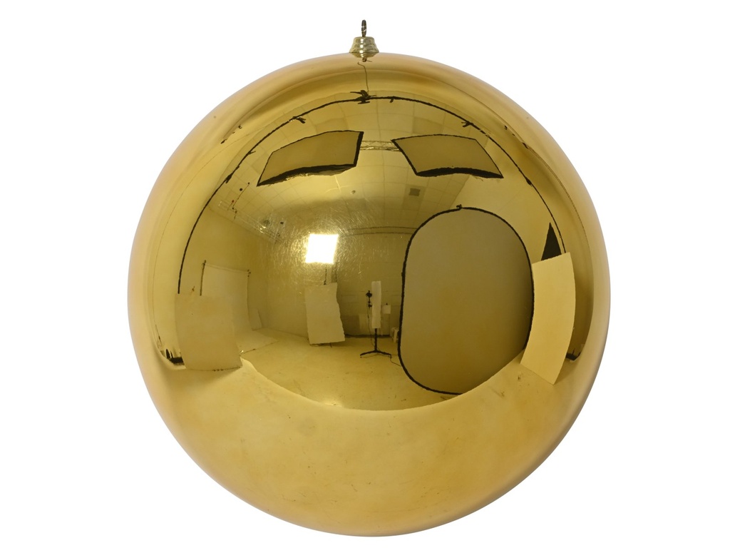 ***BAUBLE POLYSTYRENE GOLD dia60.00cm