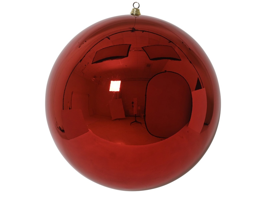 ***BAUBLE POLYSTYRENE CHRISTMAS RED dia60.00cm