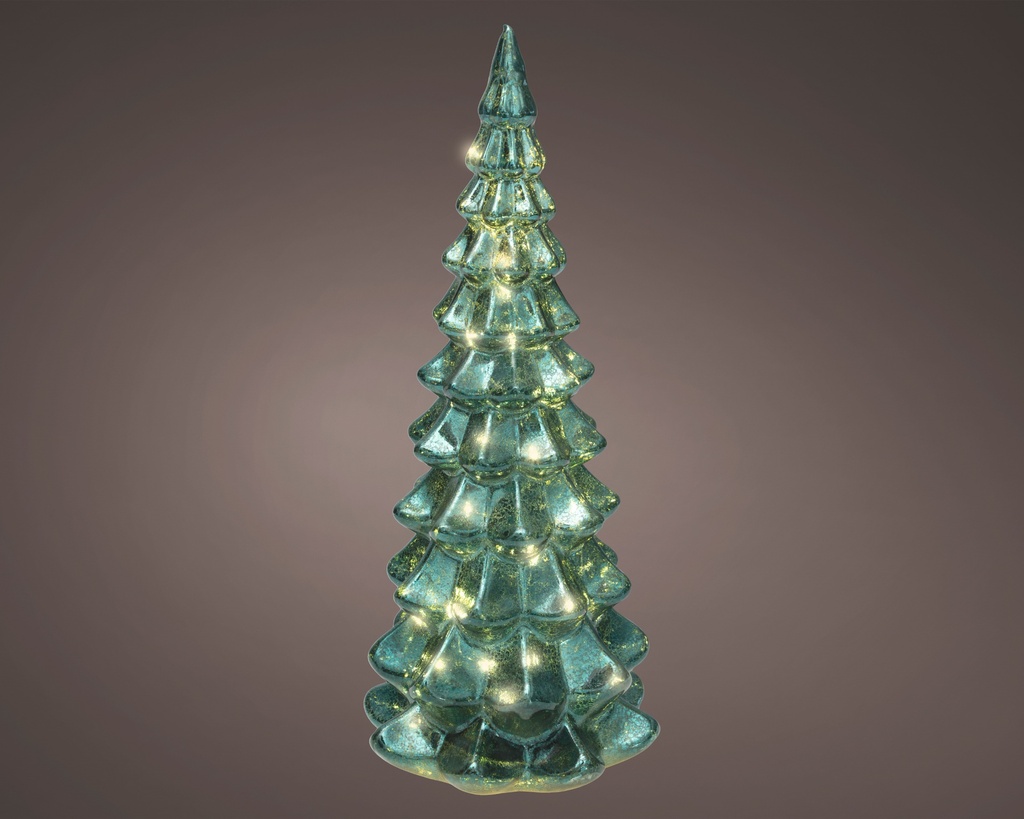 ***MICRO LED TREE BO INDOOR EMERALD/WARM WHITE dia14.50-H32.00cm-20L