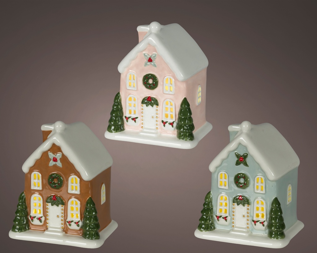 ***MICRO LED LED HOUSE BO INDOOR ASSORTED L12.00-W10.50-H15.00cm-1L