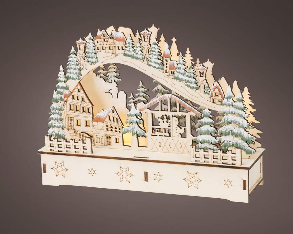 ***LED SCENERY BO INDOOR COLOURS/WARM WHITE L6.00-W22.00-H16.00cm-5L