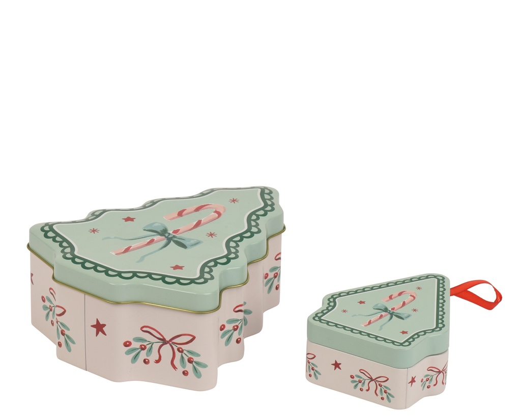 ***STORAGE TIN TIN ICING MINT L18.50-W15.10-H6.80cm /L10.50-W8.50-H4.10cm