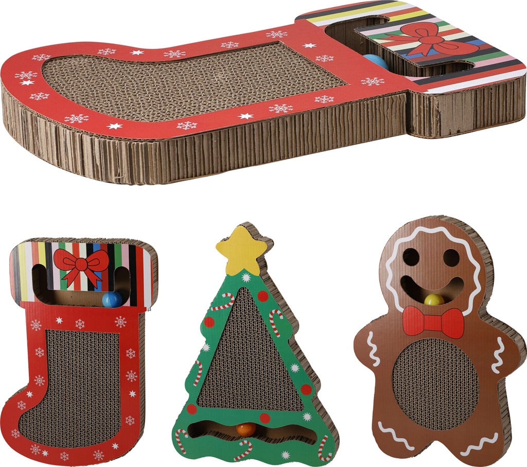 RASCADOR GATO NAVIDAD 3SUR