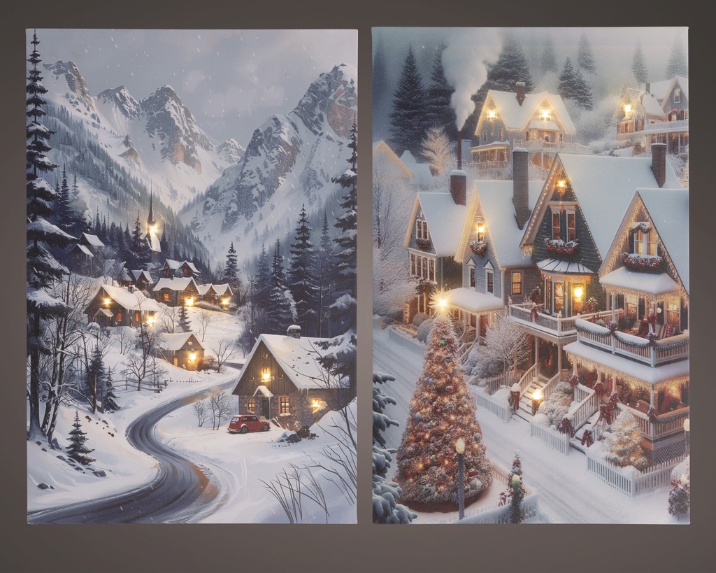 ***LED CANVAS BO INDOOR ASSORTED/WARM WHITE L1.50-W38.00-H58.00cm-8L