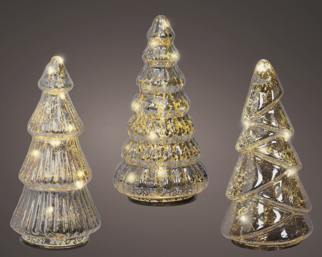 ***MICRO LED TREE BO INDOOR SILVER/WARM WHITE dia9.00-H17.50cm-8L