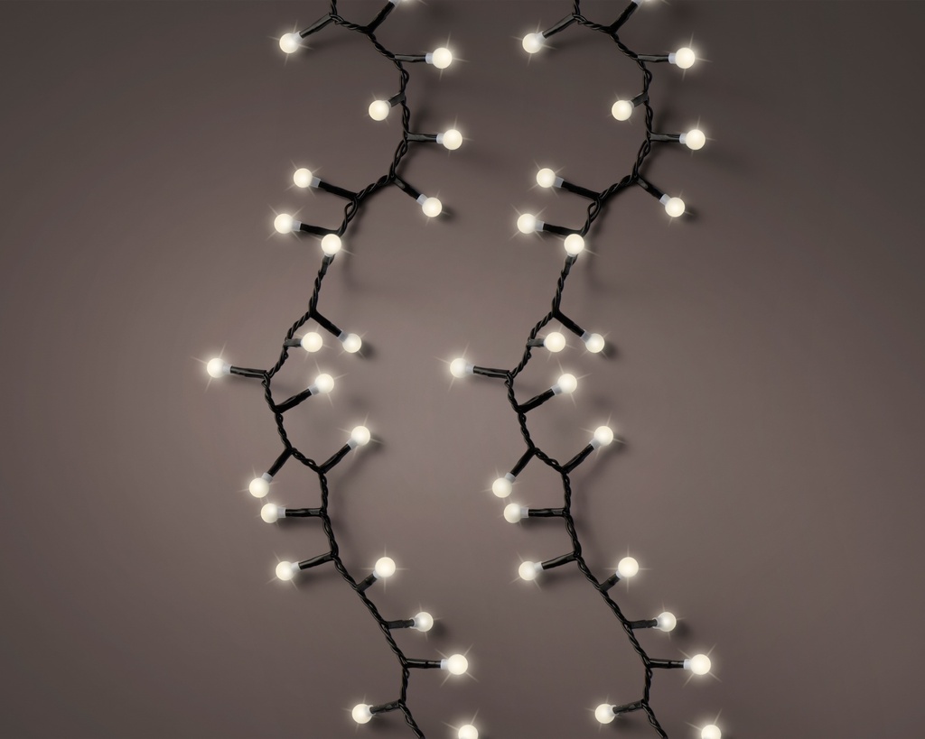 ***LED CHERRY LIGHTS OUTDOOR BLACK/WARM WHITE 1600cm-750L