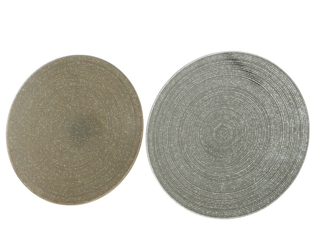 ***COASTER GLASS ASSORTED dia10.00-H0.30cm