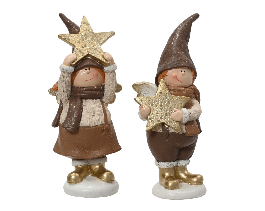 ***ANGEL POLYRESIN ASSORTED L8.80-W7.80-H19.00cm