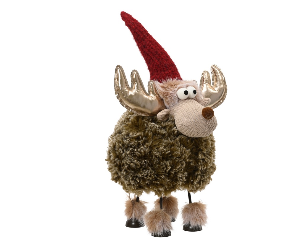 ***MOOSE POLYESTER MULTI L22.00-W19.00-H37.00cm