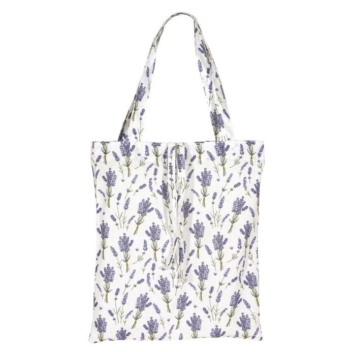 BOLSA DE LA COMPRA DIBUJO LAVANDA - CM38XH45