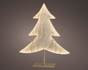 ARBOLITO CON LUZ DE TELA TRANSLUCIDA - APTO PARA INTERIORES - WARM WHITE L13.00-W54.00-H65.00cm-260LEDS