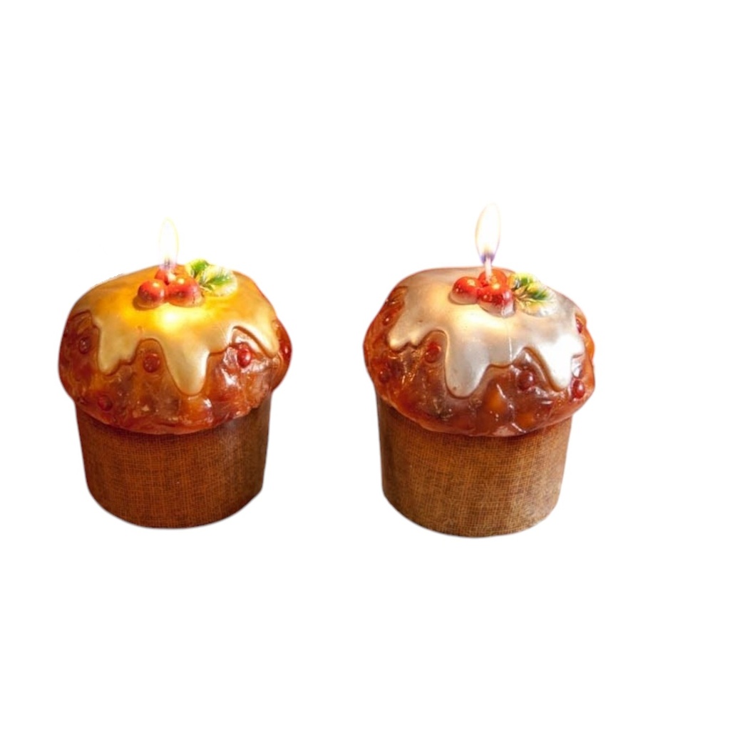 VELA CERA PANETTONE MINI 9CM