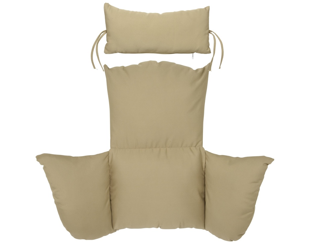 ***CUSHION POLYESTER BEIGE L.100cm x W.123cm x H.15cm