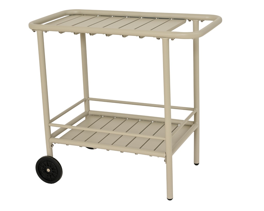 ***TROLLEY STOCKHOLM STEEL OUTDOOR LIGHT GREY L.76cm x W.40cm x H.70cm