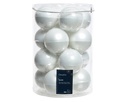 ***BAUBLES GLASS WINTER WHITE dia8.00cm