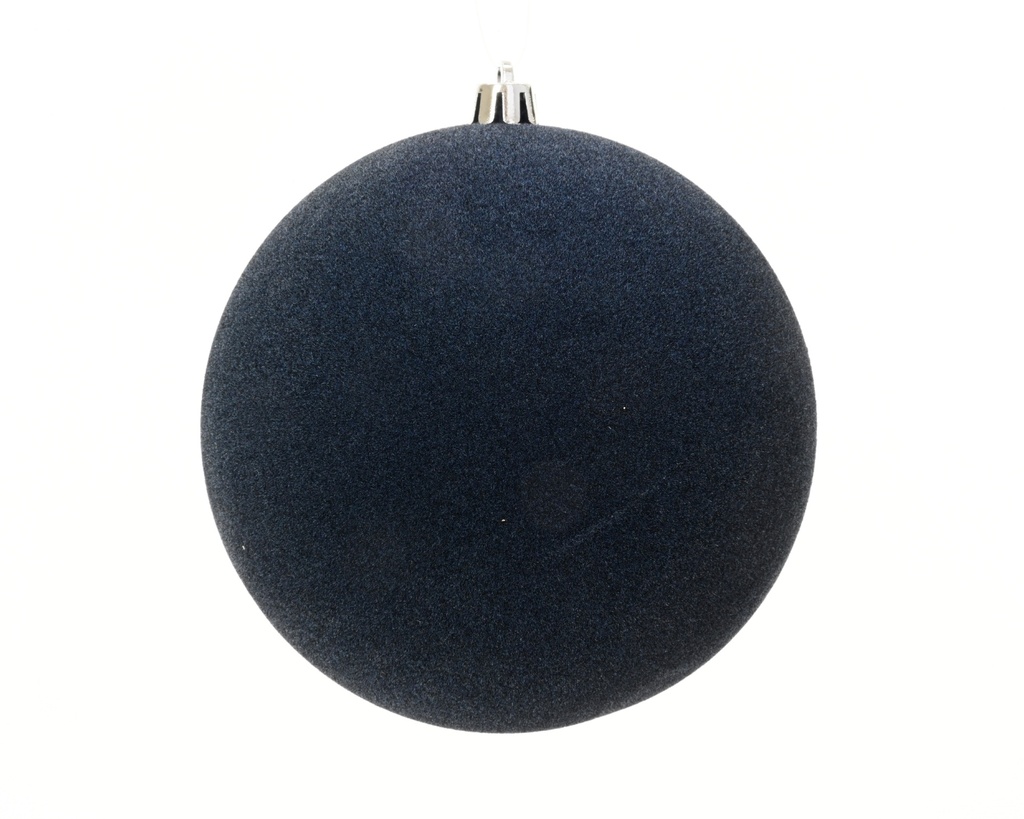 ***BAUBLES POLYSTYRENE NIGHT BLUE dia8.00cm