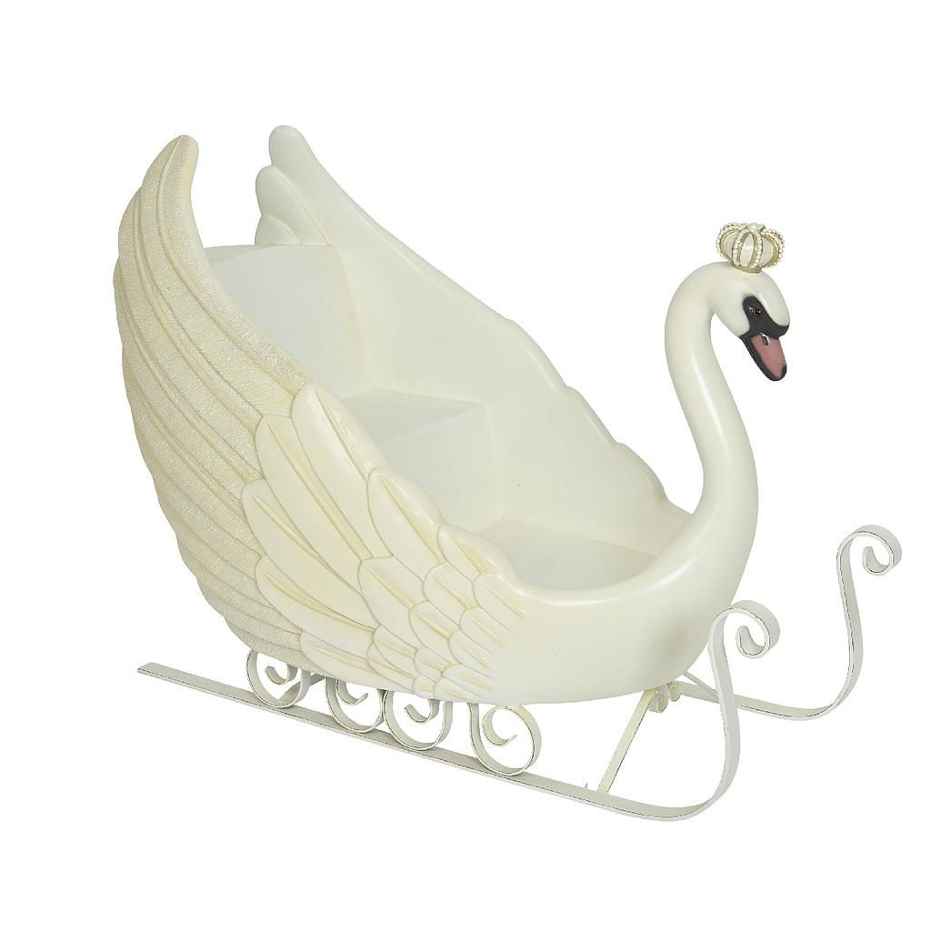 POLY FIBRE SWAN SLEIGH