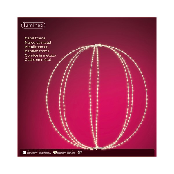 BOLA MET MICRO EXTRADENSE 50CM-360LED/CAL/EXT