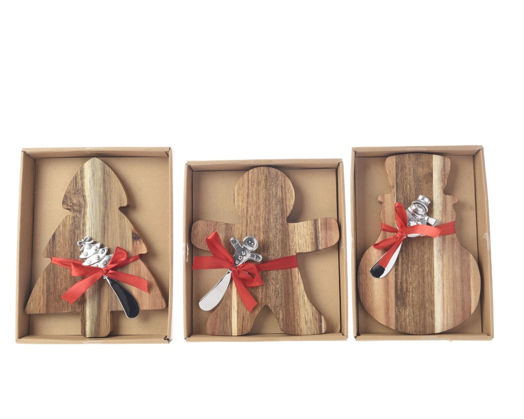 PLANCHE A FROMAGE EN ACACIA - ASSORTIMENT DE 3
