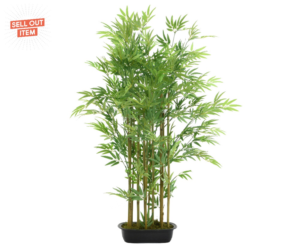PLANTA BAMBOO EN MACETA-30X30X120CM